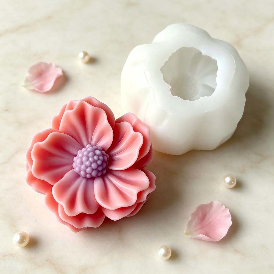 Soap Making Fragrance - Forma silikonowa 3D w kształcie kwiatu