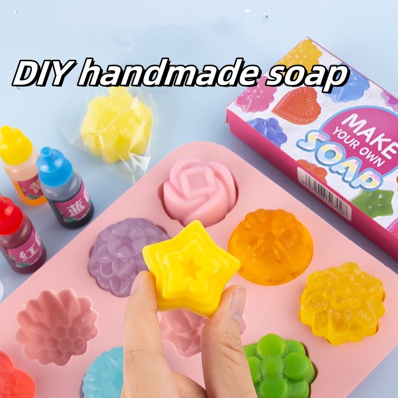 Soap Making Kit For Beginners - DIY Ręcznie robione mydło Kryształowe mydło