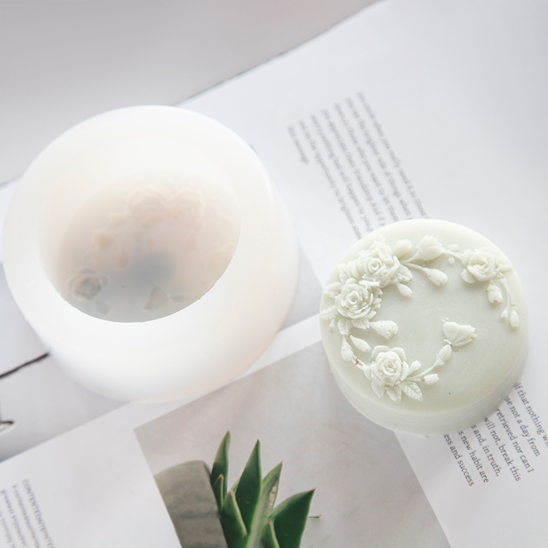 Okrągły kształt Kwiat róży Ręc – Soap Making Store recenzja i cena