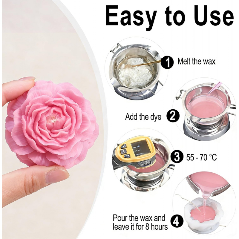 Zestaw 5 form do świec w kszta – Soap Making Fragrance recenzja i cena