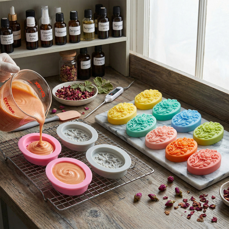 4 silikonowe formy w kształcie – Soap Making Store recenzja i cena