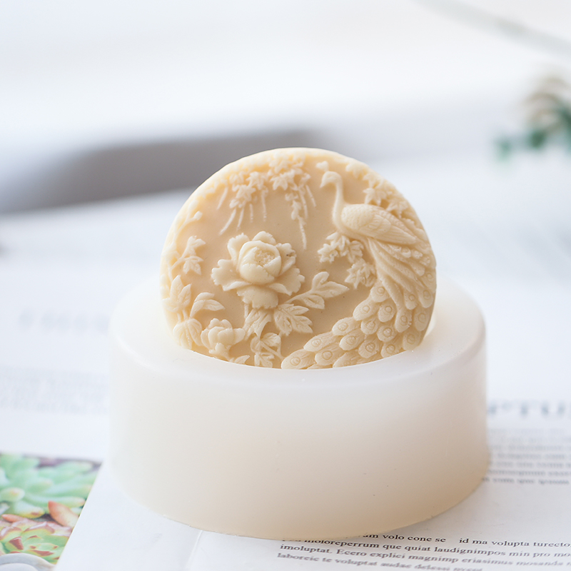 Kwiat pawia wzór silikonowe fo – Soap Making Store recenzja i cena