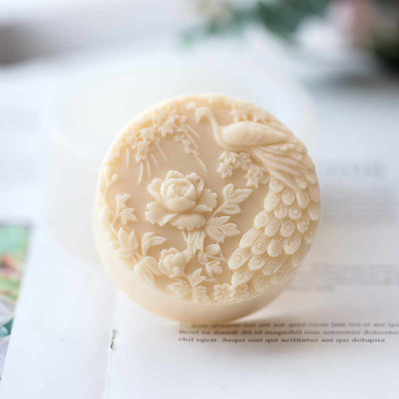 Kwiat pawia wzór silikonowe fo – Soap Making Store recenzja i cena