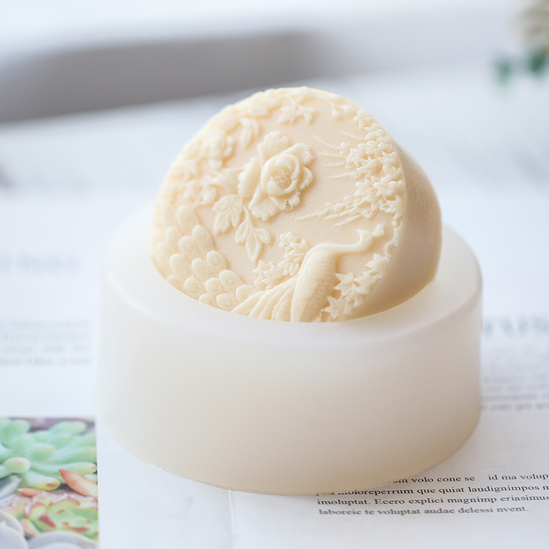 Kwiat pawia wzór silikonowe fo – Soap Making Store recenzja i cena